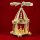 Wichtelstube-Kollektion XXL Weihnachtspyramide Rehe + Futterkrippe Pyramide Weihnachten aus Holz für Teelichter 24 x 24 x 49 cm Teelichtpyraminde aus feinsten Buchenholz