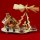 Weihnachtspyramide mit Räucherhaus f. Teelichter " Hänsel und Gretel"
