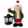 Wichtelstube-Kollektion XL Deko Figur Winterkinder Junge Weihnachtsfigur 27cm Tonfigur Weihnachten Gartenfigur