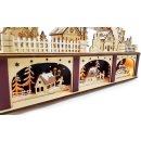 XL LED Schwibbogen mit Podest Original Wichtelstube-Kollektion