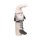 Wichtelstube-Kollektion Weihnachtswichtel Wichtel Figur mit Schlenkerbeinen ca 20cm hoch, Stoff mit Terracotta, Dekofigur Weihnachten