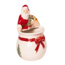 Wichtelstube-Kollektion Süßigkeiten Schale mit Weihnachtsmann Candy Bowl Weihnachten Deko