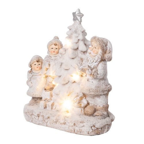 Dekofigur € Winterkinder mit LED 25,60 Wichtelstube-Kollektion be, Santa-Claus