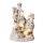 Wichtelstube-Kollektion 31cm Dekofigur  Winterkinder mit Schneemann LED beleuchtet Weihnachtdeko innen weiß