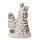 Wichtelstube-Kollektion 31cm Dekofigur  Winterkinder mit Schneemann LED beleuchtet Weihnachtdeko innen weiß