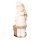 Wichtelstube-Kollektion Dekofigur Winterkind mit Rentier 25,5cm Weihnachtsdeko Figur Garten Innenbereich