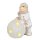 Wichtelstube-Kollektion XXL LED Dekofigur Mädchen mit Schneeball 40cm Weihnachtsfiguren aussen