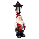 Wichtelstube-Kollektion XL 43cm Solarfigur Solarlaterne Santa Claus Weihnachtsdeko amerikanisch outdoor