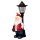 Wichtelstube-Kollektion XL 43cm Solarfigur Solarlaterne Santa Claus Weihnachtsdeko amerikanisch outdoor