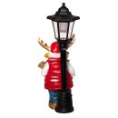 Wichtelstube-Kollektion XL 43cm Solarfigur Solarlaterne Rentier Weihnachtsdeko amerikanisch Outdoor