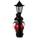 Wichtelstube-Kollektion XL 43cm Solarfigur Solarlaterne Schneemann Weihnachtsdeko amerikanisch outdoor