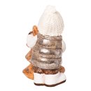 Wichtelstube-Kollektion LED Dekofigur Winterkind Weihnachten Deko Weihnachtsdeko Figuren Garten